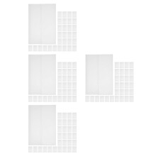 200Stk Vorgefaltete Umschläge Transparent Für Einladungskerzen