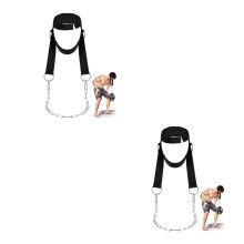 2Stk Nacken Fitness Harness Mit Doppelnaht Und Gepolstertem Neopren