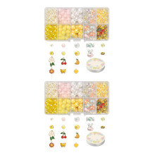 2Ensembles Kit DIY Avec Perles Charms Pour Filles Adultes