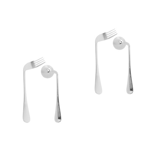 2Sets Schräglöffel Und Gebogene Gabel Für Senioren