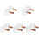 10Stk Espressomessbecher Mit Holzgriff, Transparenter Milchbecher 1