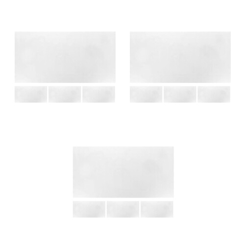 12Pièces Tableau Décoratif PVC Réutilisable Pour