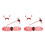 2Sets Kostüm Accessoire Für Bühne Party 1