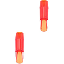 2Pièces Accessoires Saxophone Alto Plastique ABS Rouge Multi-Usages