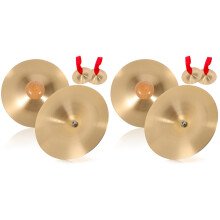 4Paare Kupfer Fingerzimbeln Gold Für Bauchtanz Anfänger Musik Bühne