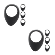 8Pcs Microscope Rubber Eyepiece Covers Black Lens Guard Eye Cushion