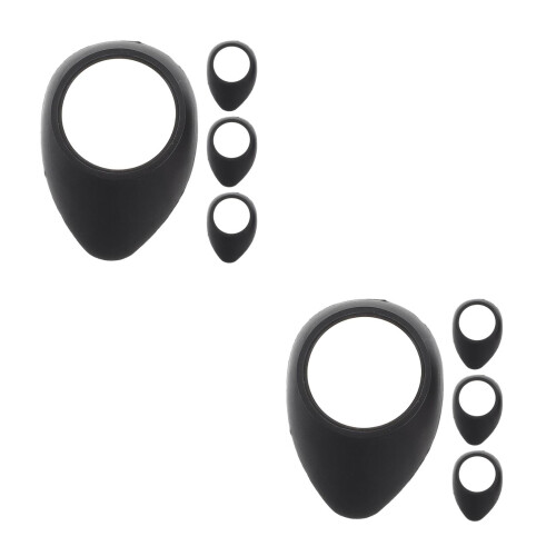 8Pcs Microscope Rubber Eyepiece Covers Black Lens Guard Eye Cushion