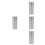 4Pcs Compact Silver Tea Canister Airtight Nut Spice Storage Container 1