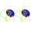 2Sets Creatieve Bubble Maker Kits, Plastic Bellenblaas Voor Buiten 1