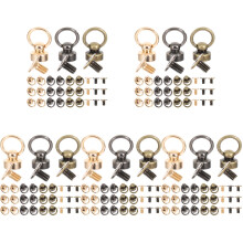 300Pièces Rivets Métal Colorés Pour DIY Téléphone Cuir, Décor Punk