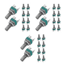 30Pcs Adjustable Audio Potentiometers Metal for Guitar Use