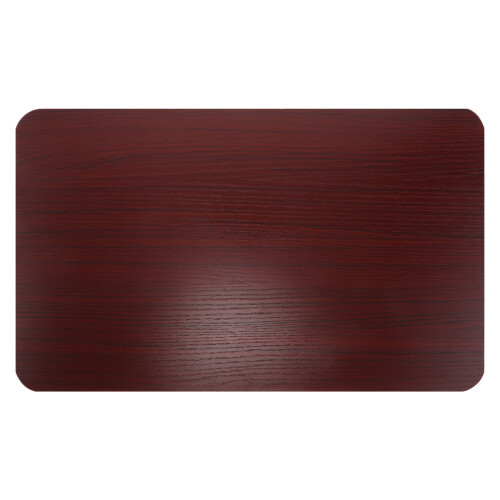Light Brown Solid Wood Rectangle Table Top for Kitchen and Office