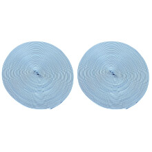 2Rouleaux Bande Élastique Chaussures Solide Élastique Bleu Ciel
