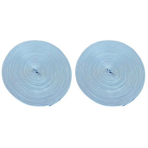 2Rouleaux Bande Élastique Chaussures Solide Élastique Bleu Ciel