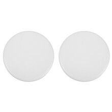 2St Grappige Witte Plastic Vliegende Schijven Speelgoed