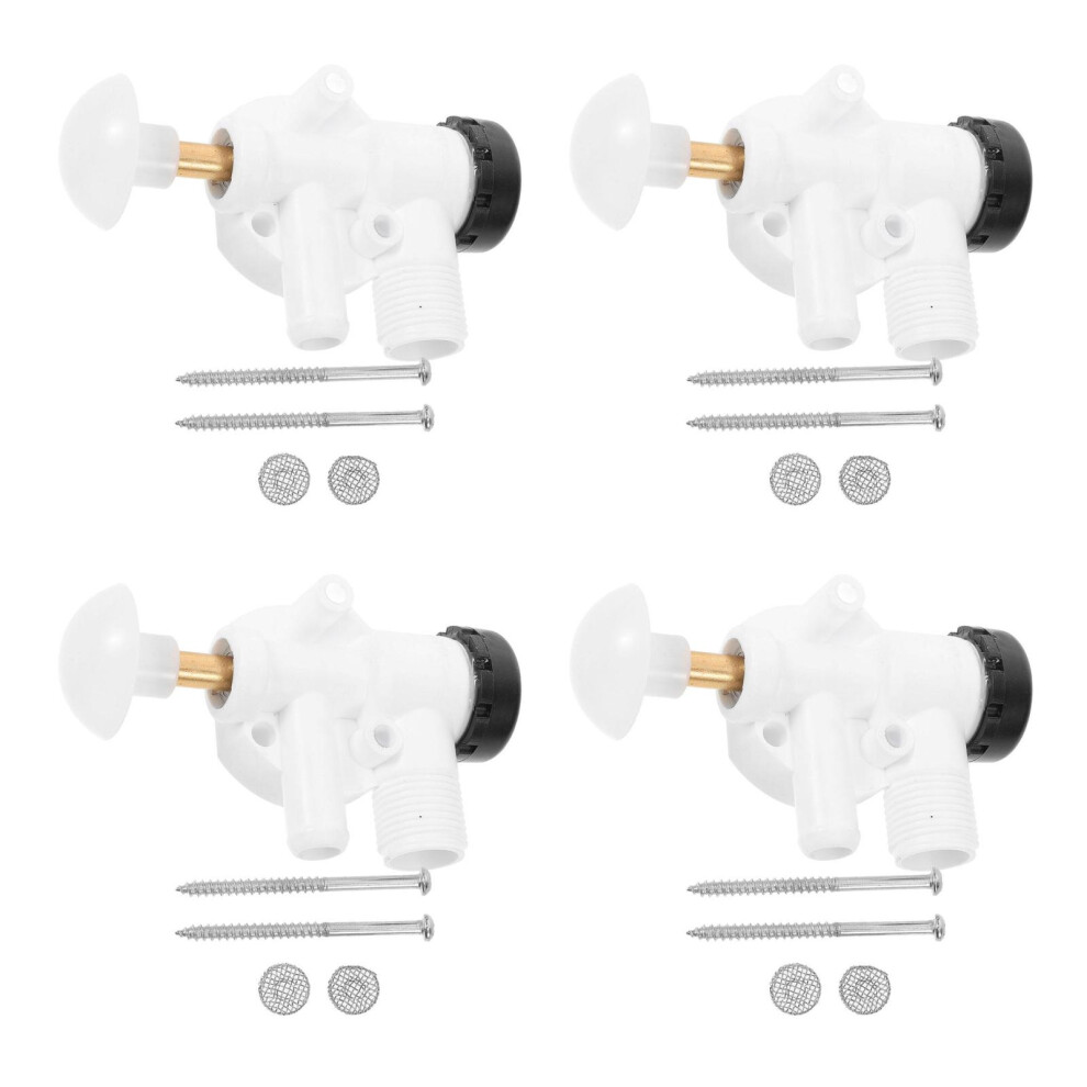 4Sets Rv Pedal Flush Toilet Valves Abs Assorted Color Replacement 3701981825411