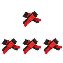 8Pièces Kit Boucles Casque Moto Pom Noir Attaches Rapides Polyvalentes