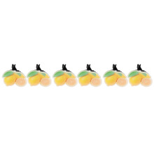 6Sets Auto Zubehör Gelb Ventclip Acryl Kunststoff Aromatischer Clip