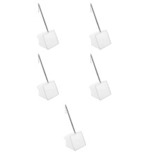 5Pcs White Stainless Steel Fishing Net Foldable Telescopic for Pet Use
