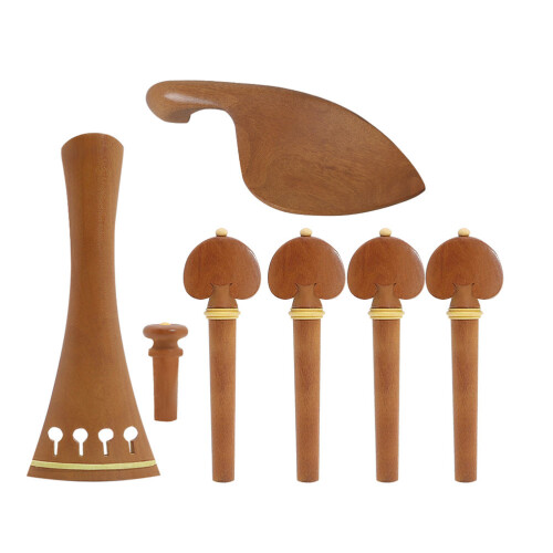 3Ensembles Accessoires Violon 4/4 Bois De Jujubier Élégant