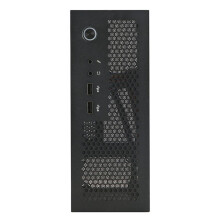 2X A09 HTPC Computer Case ITX Gaming PC Chassis Desktop Chassis USB 2.0 Computer Case Home Computer Case Nero