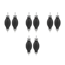 8Pièces Vide Plastique Inox Noir Automobile