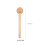 4Pièces Maillet Bois Beige Pour Baseball, Portable Résistant 2