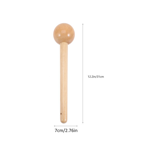 4Pièces Maillet Bois Beige Pour Baseball, Portable Résistant 1