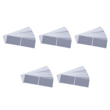 250Stickers À Gratter Rectangulaires Argent Pour Jeux, Mariages Et DIY
