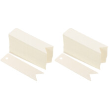 400Pièces Étiquettes Suspendues Papier Blanches Multiples Usages Vente