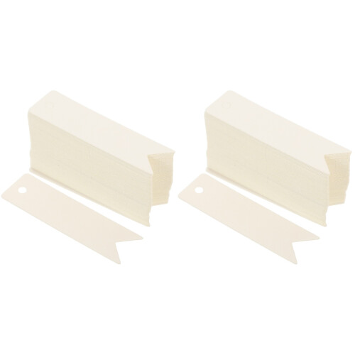 400Pièces Étiquettes Suspendues Papier Blanches Multiples Usages Vente