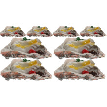 8Pcs Play Food Toys Realistic Seafood Model for Display