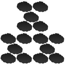15Pièces Petites Ardoises Clip on Noires Pour Étiquettes Panier