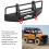 Parabrezza Anteriore in Ferro Nero Resistente per Auto RC 1/10 SCX10 e Altri Modelli 4