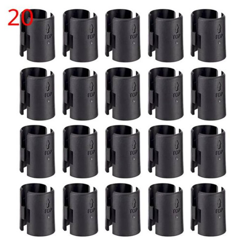 20pair Wire Shelf Clips for 1-Inch Posts, Secure Locking Design for Universal Shelving Compatibility