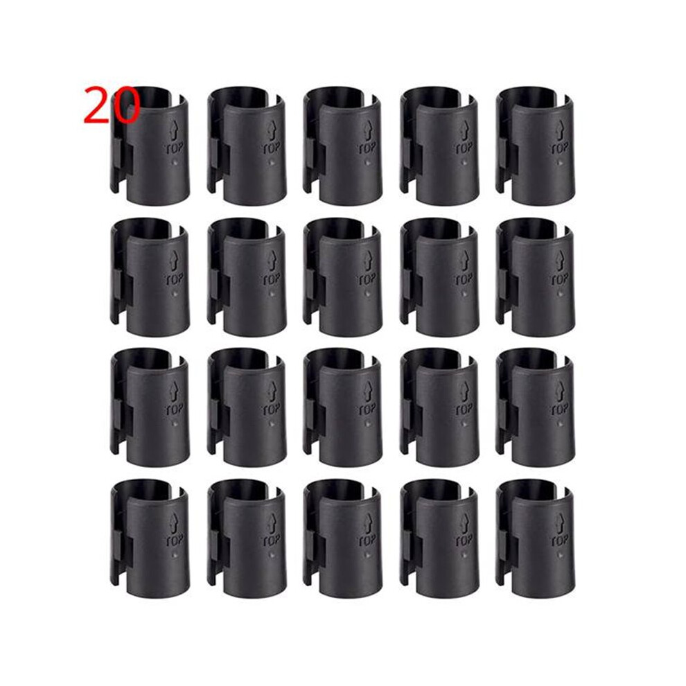 20Pair Wire Shelf Clips For 1-Inch Posts, Secure Locking Design For Universal Shelving Compatibility 6031144186798