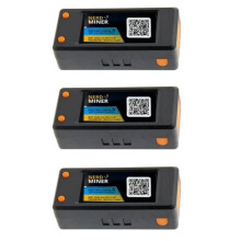 3X Bitcoin Nerd Miner V2.0 T-Display-S3 BTC Crypto Solo Lottery Nerdminer Miner LCD-Skärm 78KH/S med Skal