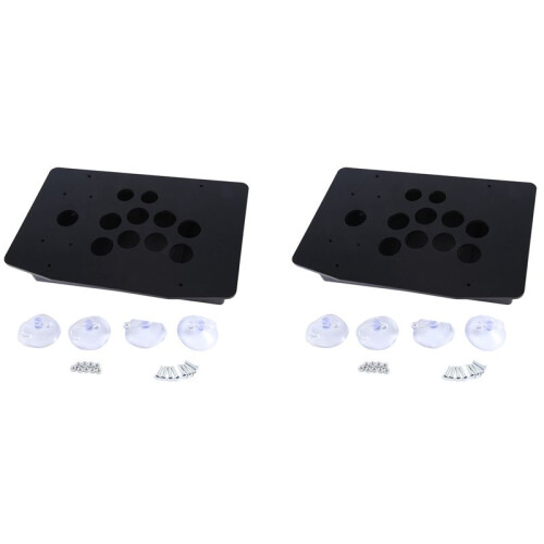 2X Arcade Joystick Acrylic Panel Case for Arcade Game Machine DIY Can Be Installed Joystick Button for Retro Video Game 1