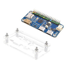 FöR Raspberry Pi Rp2040-Pizero Development Board Skyddande Akrylfodral för Moderkort Reserverad Kabelportmodul
