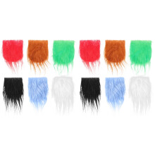 2Ensembles Barbes De Gnome Pour DIY En Poils Artificiels Colorés Décor
