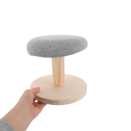 Kleines Bügelbrett Rund Holz Bügeltisch Für Und Grau 2