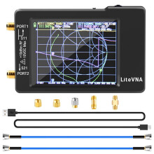 Neuer LiteVNA 6 GHz VNA 2,8 Zoll LCDHF VHF UHF UV Vektor Netzwerk Analysator Tragbarer Kurzwellen Antennen Analysator mit Batterie