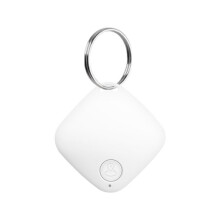 GPS Tracker Anti-Lost Device Key Pet Mobile Phone Anti-Lost Device Locator White