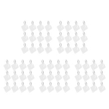 300Ensembles Porte-Étiquettes Clés Zinc Résistant