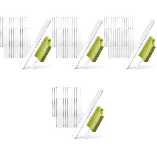 120Stk Acryl Sticks Klar Für Eiscreme Cake Pops Basteln 2