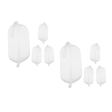 4Paires Accessoires Silicone Clair Pour Tenues Et Spectacles
