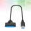 2Pièces Câble Adaptateur Portable Noir Transfert Haute 11