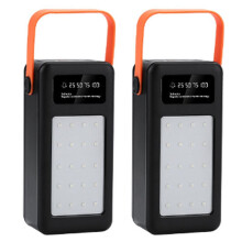 2X Dual USB 21x18650 Schnellladegerät Fall DIY Power Bank Fall Telefon Aufladen QC3.0 PD Fall 18650 Batteriehalter Lade FallA