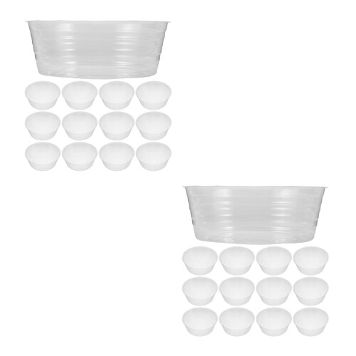 40Pièces Plateaux Plantes Hydroponiques Pour Intérieur 2
