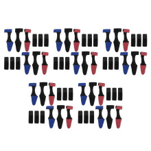 60Pièces Bandes Élastiques Housses Assorties Pour Canne À